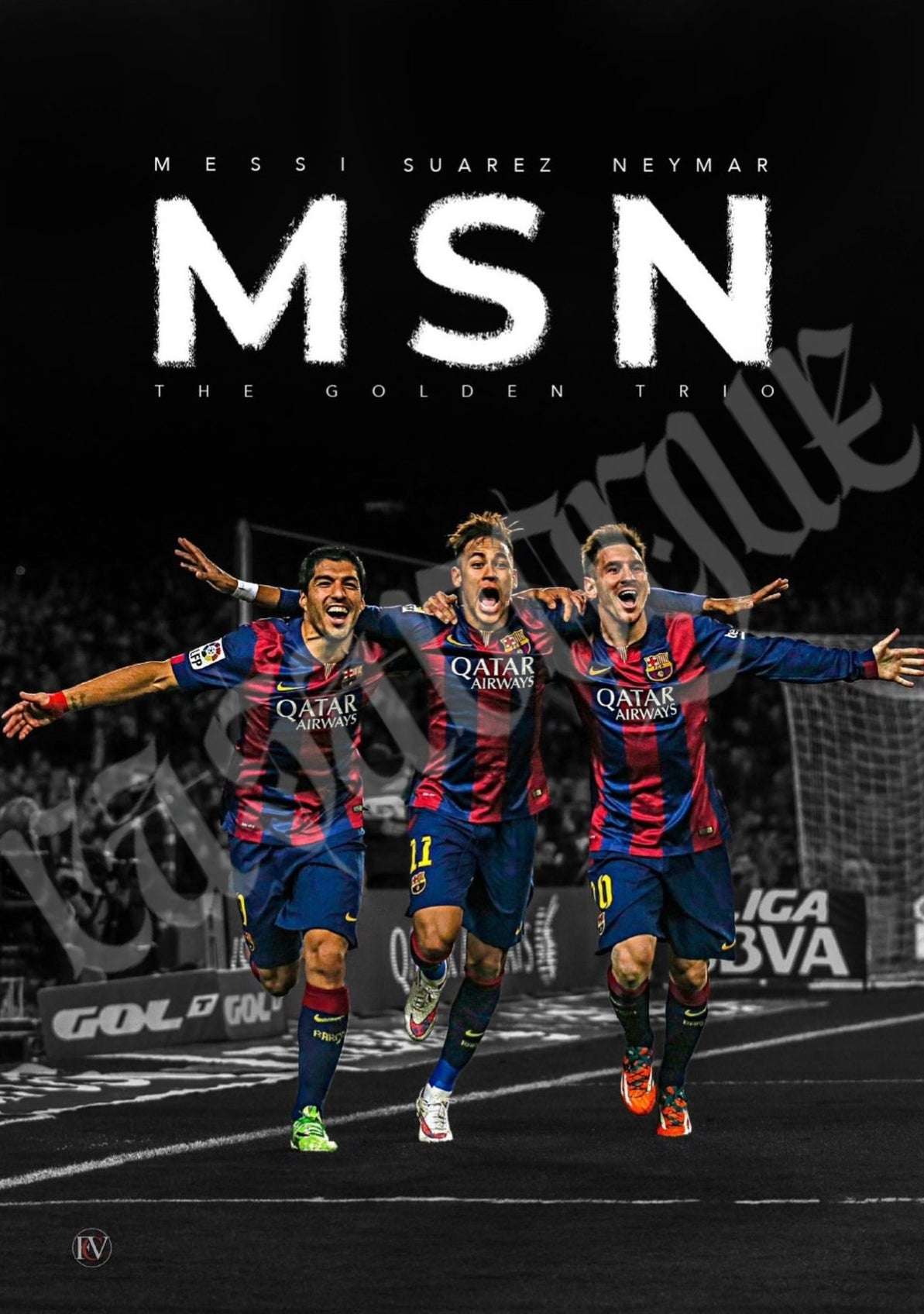MESSI SUAREZ NEYMAR MSN