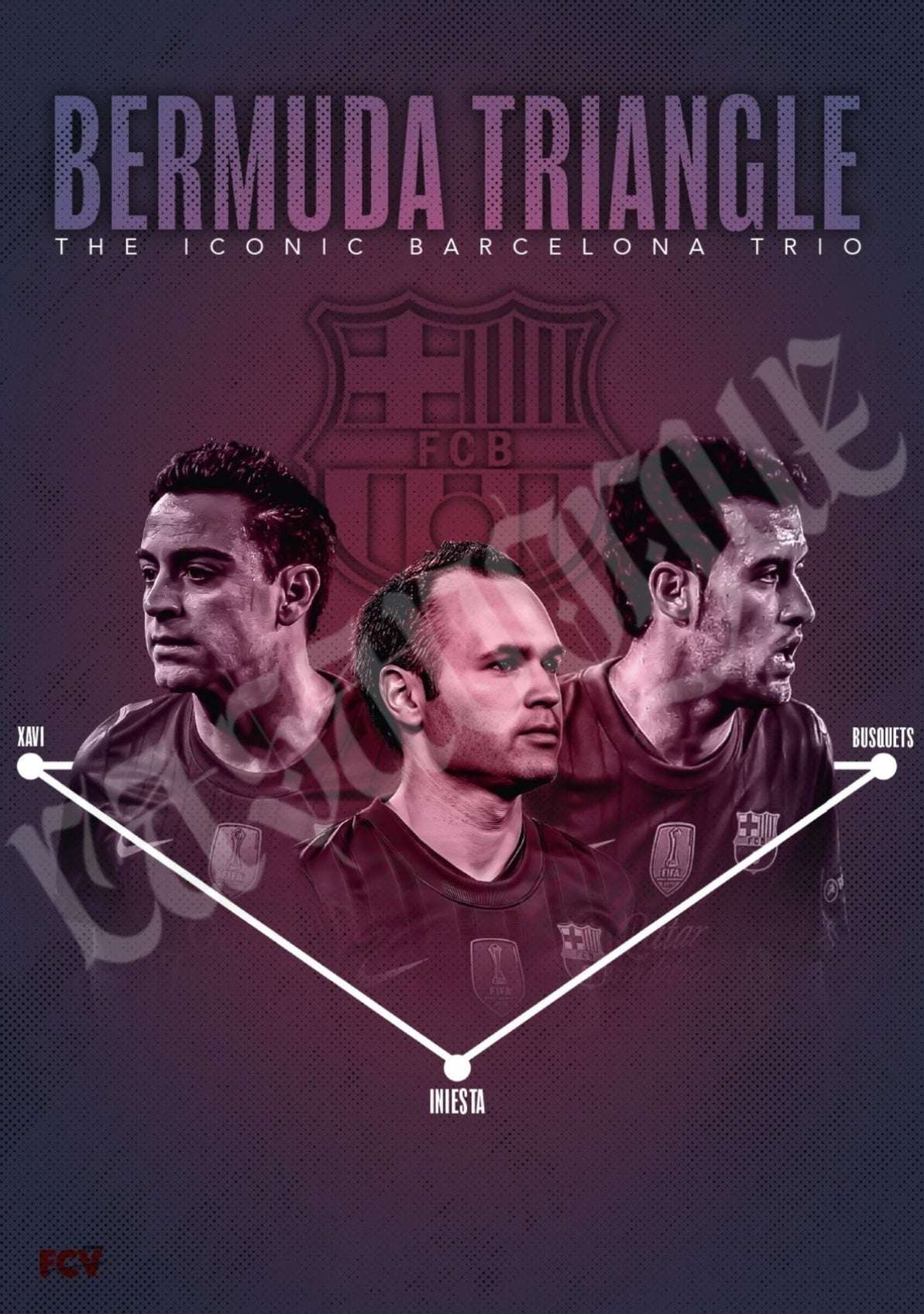 XAVI X INIESTA X BUSQUETS
